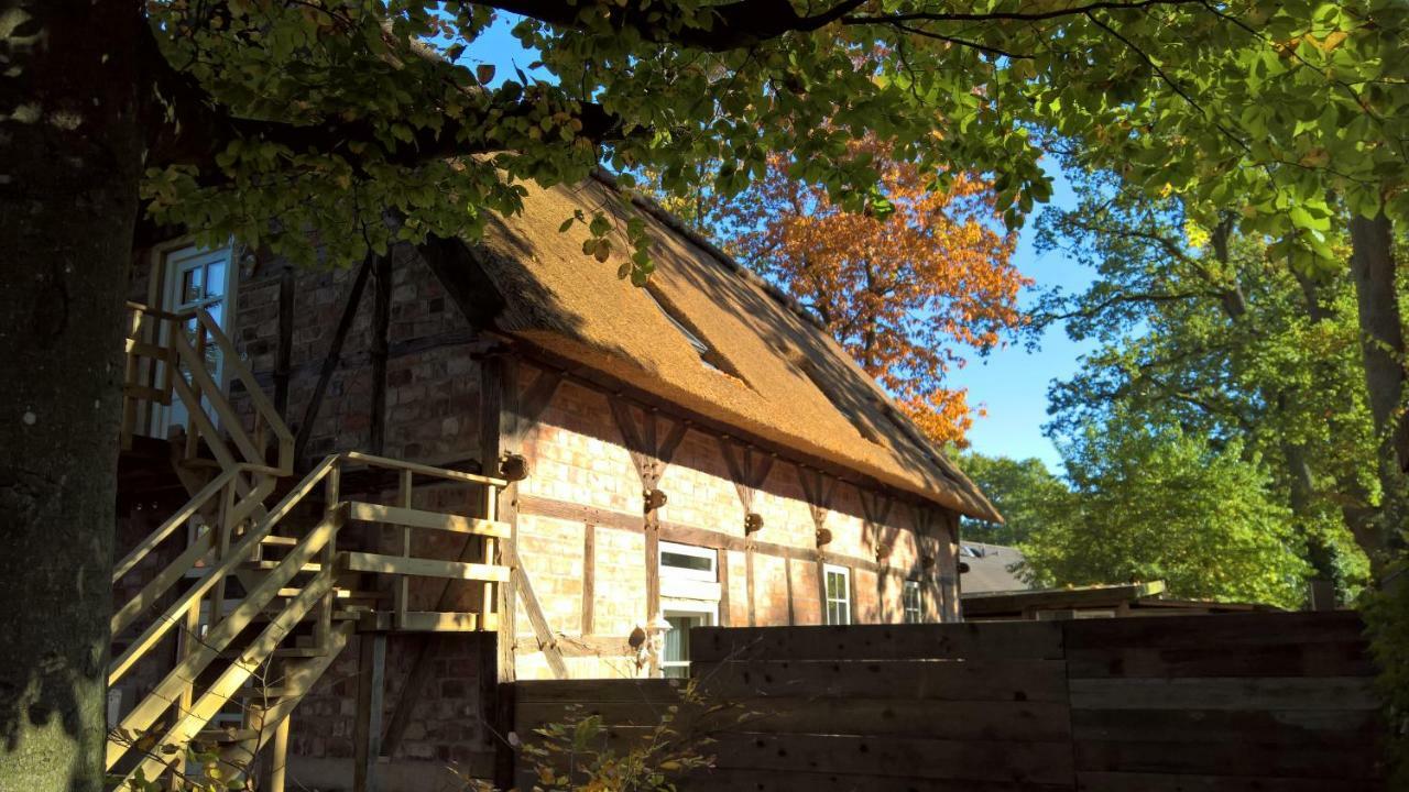 Ferienwohnung Fachwerkkate Vogelsen Exterior foto