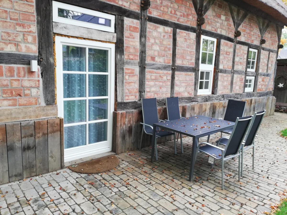 Ferienwohnung Fachwerkkate Vogelsen Exterior foto